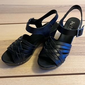 Korks woven leather beryessa heels 8/39